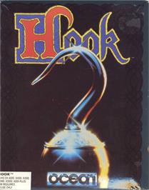 Box cover for Hook on the Commodore Amiga.