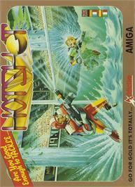 Box cover for Hot Shot on the Commodore Amiga.