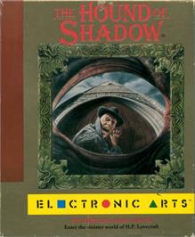 Box cover for Hound of Shadow on the Commodore Amiga.