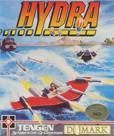 Box cover for Hydra on the Commodore Amiga.