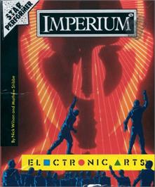 Box cover for Imperium on the Commodore Amiga.