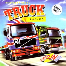 Box cover for International Truck Racing on the Commodore Amiga.