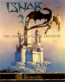 Box cover for Ishar 3: The Seven Gates of Infinity on the Commodore Amiga.