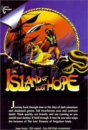 Box cover for Island of Lost Hope on the Commodore Amiga.