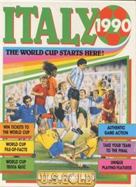 Box cover for Italia 1990 on the Commodore Amiga.