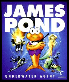 Box cover for James Pond on the Commodore Amiga.