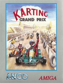 Box cover for Karting Grand Prix on the Commodore Amiga.
