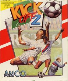 Box cover for Kick Off 2: Winning Tactics on the Commodore Amiga.