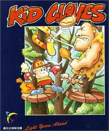 Box cover for Kid Gloves on the Commodore Amiga.