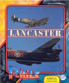 Box cover for Lancaster on the Commodore Amiga.