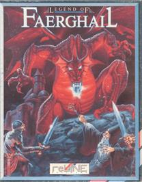 Box cover for Legend of Faerghail on the Commodore Amiga.