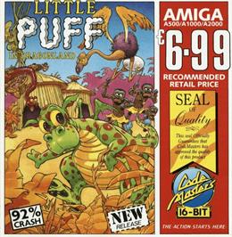 Box cover for Little Puff in Dragonland on the Commodore Amiga.