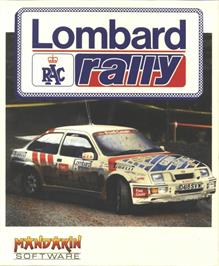Box cover for Lombard RAC Rally on the Commodore Amiga.