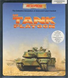 Box cover for M1 Tank Platoon on the Commodore Amiga.
