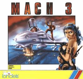 Box cover for Mach 3 on the Commodore Amiga.