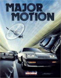 Box cover for Major Motion on the Commodore Amiga.