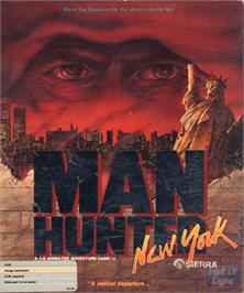 Box cover for Manhunter: New York on the Commodore Amiga.