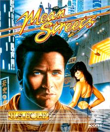 Box cover for Mean Streets on the Commodore Amiga.