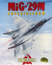 Box cover for MiG-29M Super Fulcrum on the Commodore Amiga.