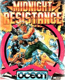 Box cover for Midnight Resistance on the Commodore Amiga.