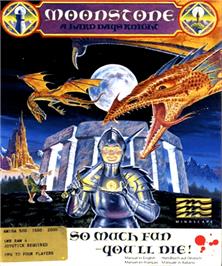 Box cover for Moonstone: A Hard Days Knight on the Commodore Amiga.