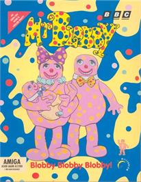 Box cover for Mr. Blobby on the Commodore Amiga.