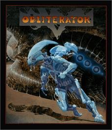 Box cover for Obliterator on the Commodore Amiga.