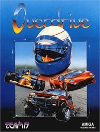 Box cover for Overdrive on the Commodore Amiga.