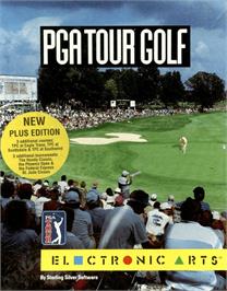 Box cover for PGA Tour Golf on the Commodore Amiga.