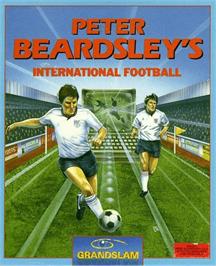 Box cover for Peter Beardsley's International Football on the Commodore Amiga.