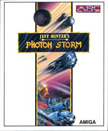 Box cover for Photon Storm on the Commodore Amiga.