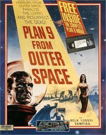 Box cover for Plan 9 From Outer Space on the Commodore Amiga.