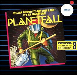 Box cover for Planetfall on the Commodore Amiga.