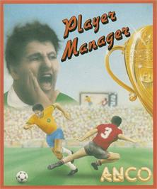 Box cover for Player Manager on the Commodore Amiga.