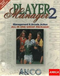Box cover for Player Manager 2 on the Commodore Amiga.