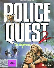 Box cover for Police Quest 2: The Vengeance on the Commodore Amiga.