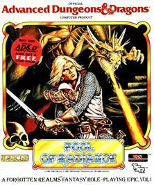 Box cover for Pool of Radiance on the Commodore Amiga.