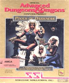 Box cover for Pools of Darkness on the Commodore Amiga.