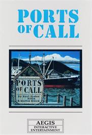 Box cover for Ports of Call on the Commodore Amiga.