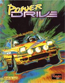 Box cover for Power Drive on the Commodore Amiga.