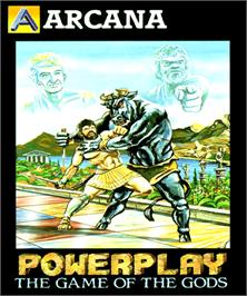 Box cover for Powerplay: The Game of the Gods on the Commodore Amiga.