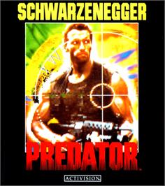 Box cover for Predator on the Commodore Amiga.