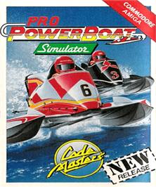 Box cover for Pro Powerboat Simulator on the Commodore Amiga.