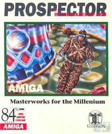 Box cover for Prospector in the Mazes of Xor on the Commodore Amiga.