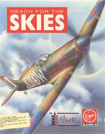 Box cover for Reach for the Skies on the Commodore Amiga.