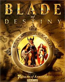 Box cover for Realms of Arkania: Blade of Destiny on the Commodore Amiga.