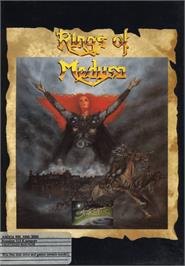 Box cover for Rings of Medusa on the Commodore Amiga.