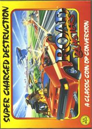 Box cover for Road Blasters on the Commodore Amiga.