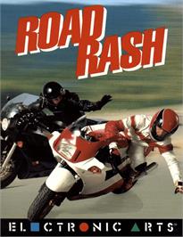 Box cover for Road Rash on the Commodore Amiga.