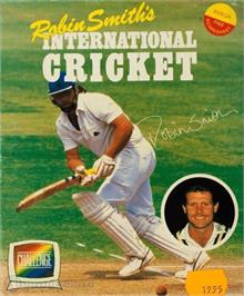 Box cover for Robin Smith's International Cricket on the Commodore Amiga.
